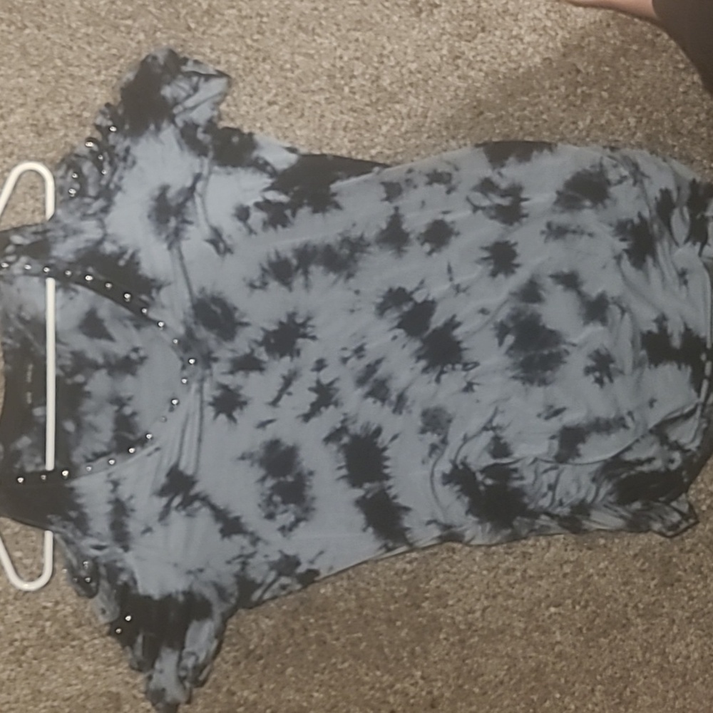 Rock & Republic Tie Dye Studded Shirt